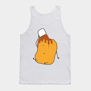 Kawaii Cute Chicken Nugget Food Anime Meme Funny Logo Art Tank Top